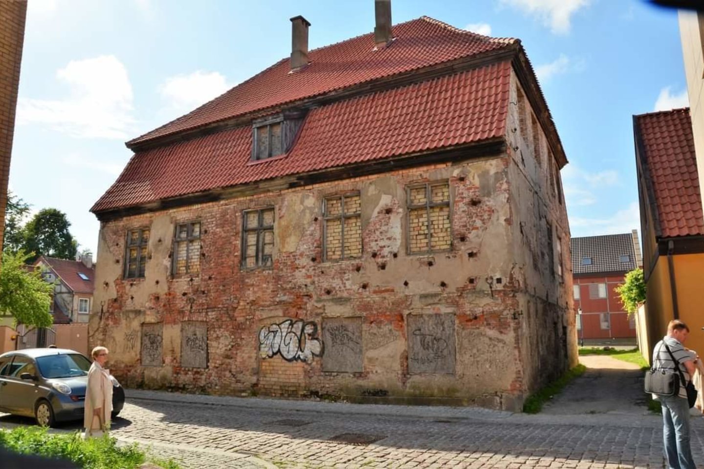 Daržų gatvėje stovėjęs senas namas nugriautas. G.Pilaičio nuotr.