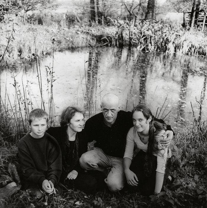  Tapytojas Šarūnas Sauka su šeima (R. Dichavičiaus nuotr., LNM)