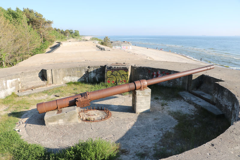  Retas ne tik Baltijos jūros regione, bet ir visame pasaulyje: Giruliuose išlikęs 1944 m. stovėjusio priešlėktuvinio 138 mm pabūklo „Flak-40“ vamzdis.