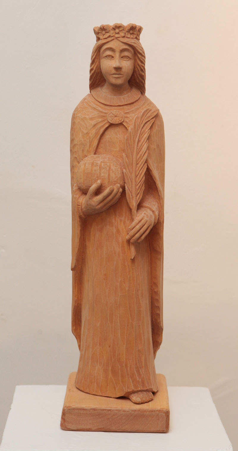 Skulptūrėlė „Šv. Agota“ (autorė Daiva Baliukevičienė).  Irmanto SIDAREVIČIAUS nuotr.