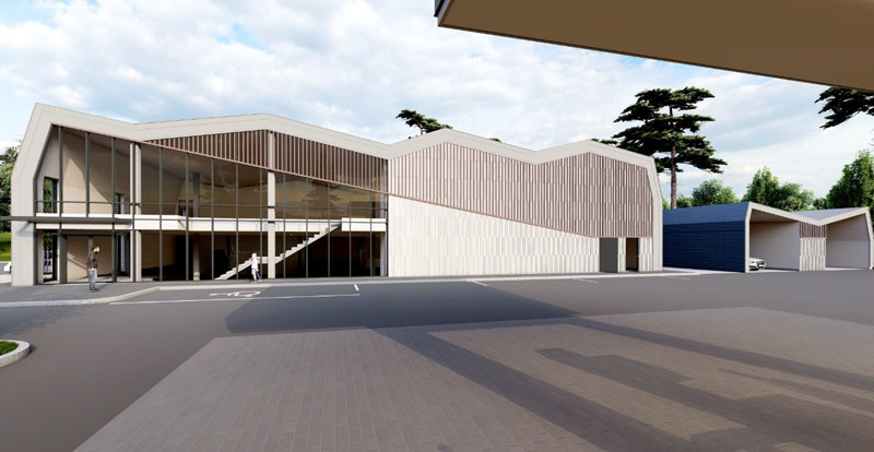 Projekto autorių UAB „Rusnė“ vizualizacijos