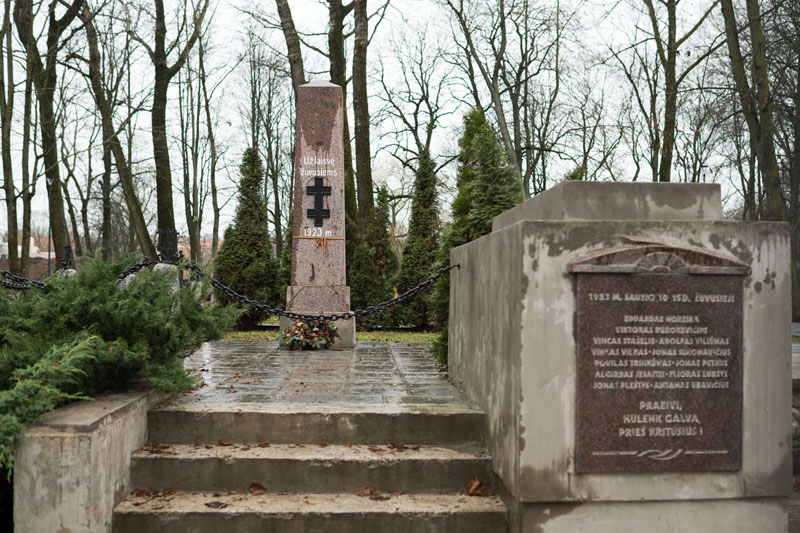 PAMINKLAS „Žuvusiems už laisvę. 1923 m.“ - svarbi Klaipėdos krašto prijungimo prie Lietuvos minėjimo vieta. Vitos JUREVIČIENĖS nuotr.