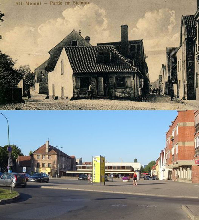 VAIZDAS. Turgaus prieigų vaizdas - senasis ir šių dienų. 