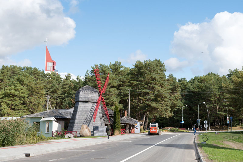 TUŠČIA. Rugsėjį Šventojoje tuščia, žmonių gatvėse nematyti. Vitos JUREVIČIENĖS nuotr.