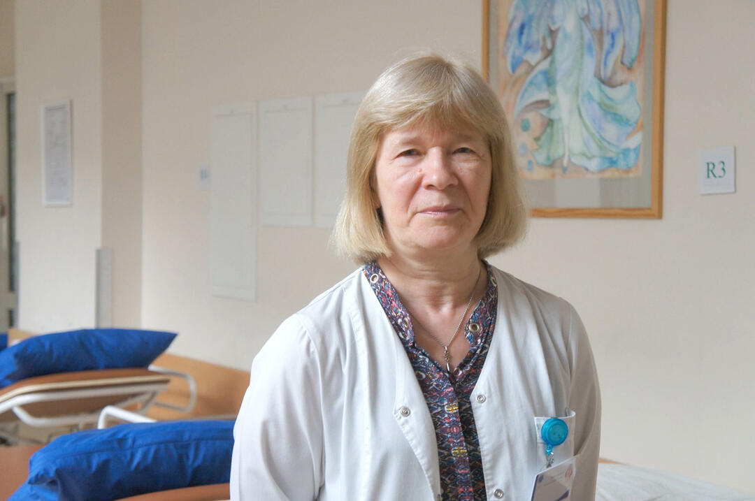 Skubiosios medicinos pagalbos skyriaus vedėja Daiva Jautakienė patikino su konkrečios pamainos darbuotojais apie profesinę etiką kalbėjusi. RŠL nuotr.