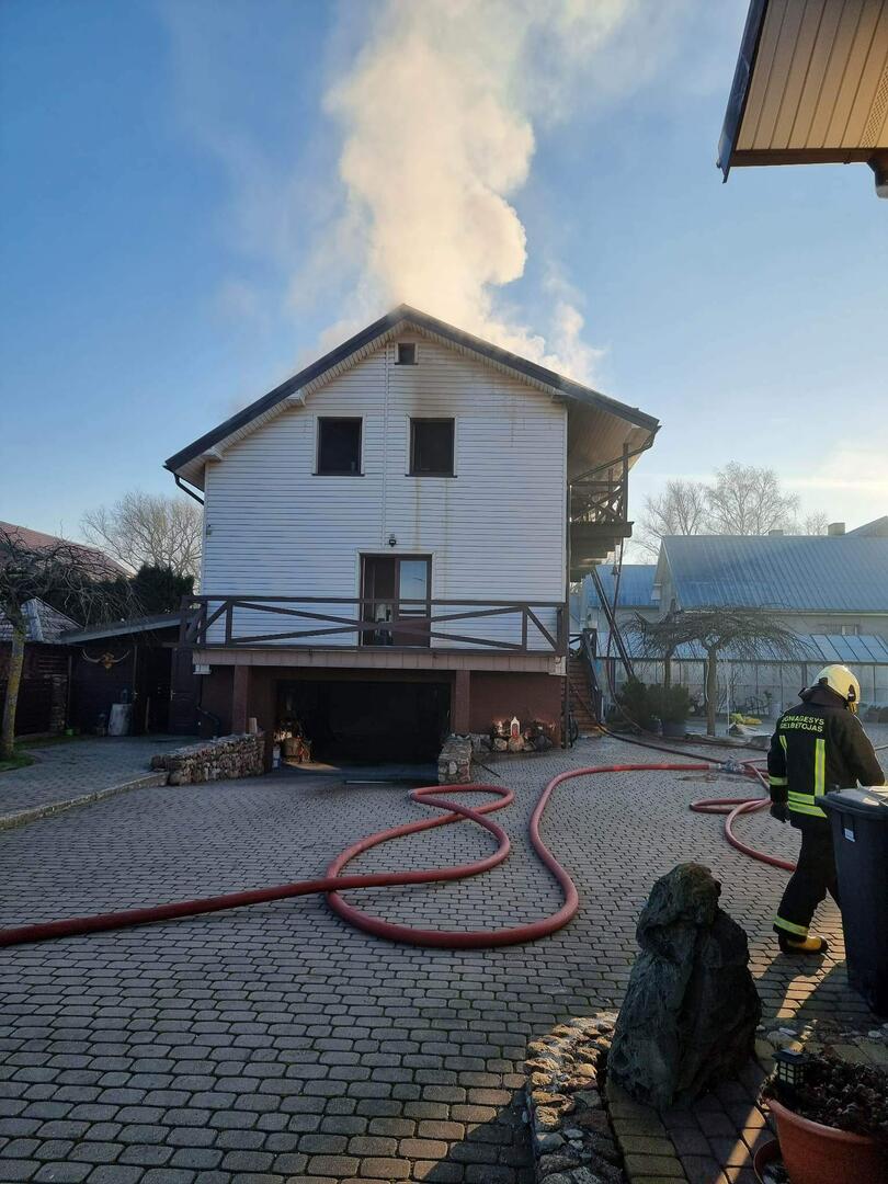 Kretingos rajono savivaldybės priešgaisrinės tarnybos nuotr.