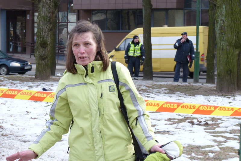 PAGALBININKĖ. Savivaldybėje leidimą rengti mitingą derinusi Virginija Jurgilevičienė sako, kad ji mitingo neorganizavo, o tik padėjo žmonėms, kurie spontaniškai norėjo rinktis Atgimimo aikštėje, nes negali važiuoti į Vilnių. Redakcijos archyvo nuotr.