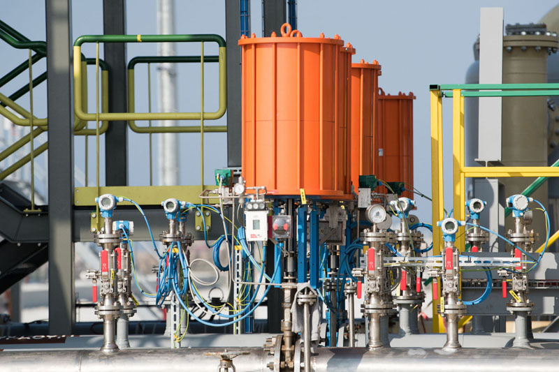 ĮRANGA. Rekonstruotoje „Klaipėdos naftos“ 1-ojoje krantinėje. Vitos JUREVIČIENĖS nuotr.