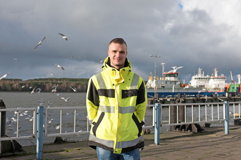 DALYVAVO. Tomas Šniepis, „Smiltynės perkėlos“ laivyno techninės priežiūros vadovas, dalyvavo atliekant kelto statybos darbus. 