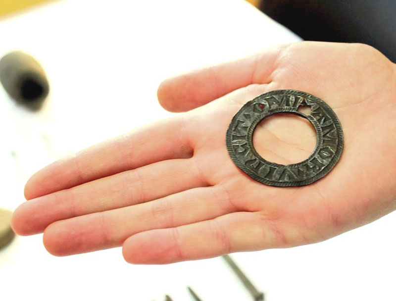 Radiniai Klaipėdos piliavietėje.