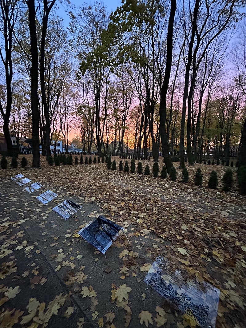 Paroda Klaipėdos skulptūrų parke „Atmintis“.