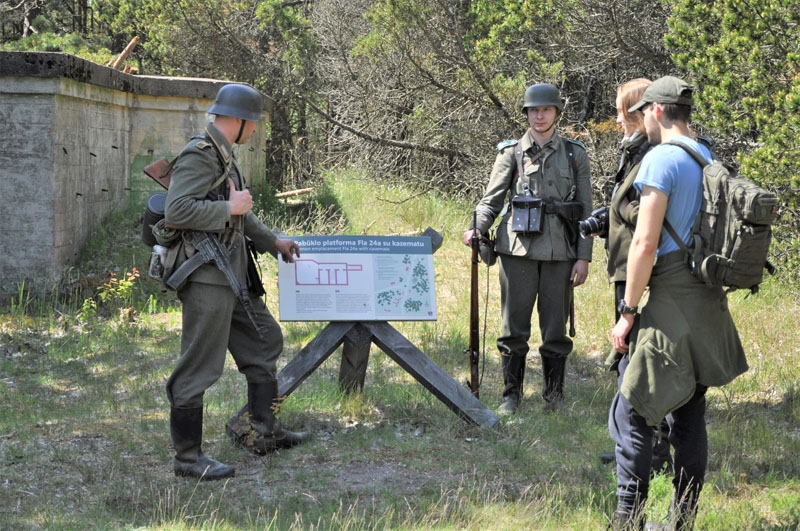 EDUKACIJA. Įspūdingiausia pajūryje Kiaulės Nugaros baterija galėtų tapti nauja gyvosios istorijos pažinimo platforma. Antano DAUNORO nuotr.