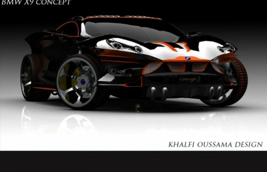 "BMW X9 Concept" - 18-mečio dizainerio fantazijos vaisius