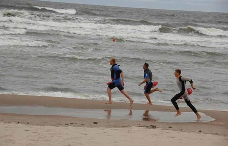 Antrojoje Melnragėje vyko gelbėtojų pratybos