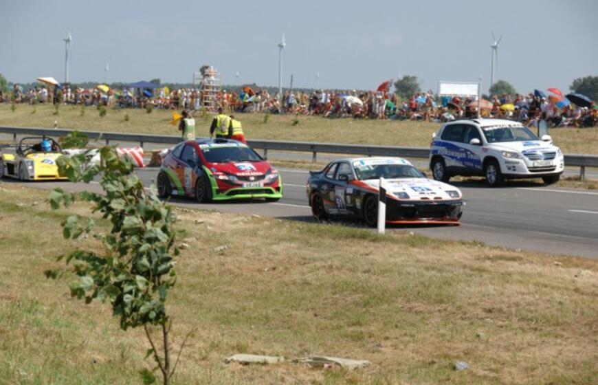 1000 km lenktynės Palangoje, pagrindinės lenktynės, finišas