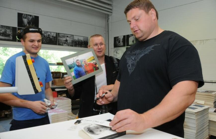 Žydrūnas Savickas Gargžduose pristatė savo autobiografiją