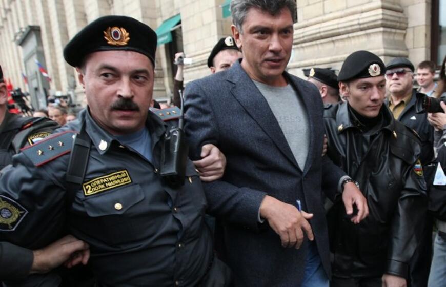 Nesankcionuotoje demonstracijoje Maskvoje - areštai