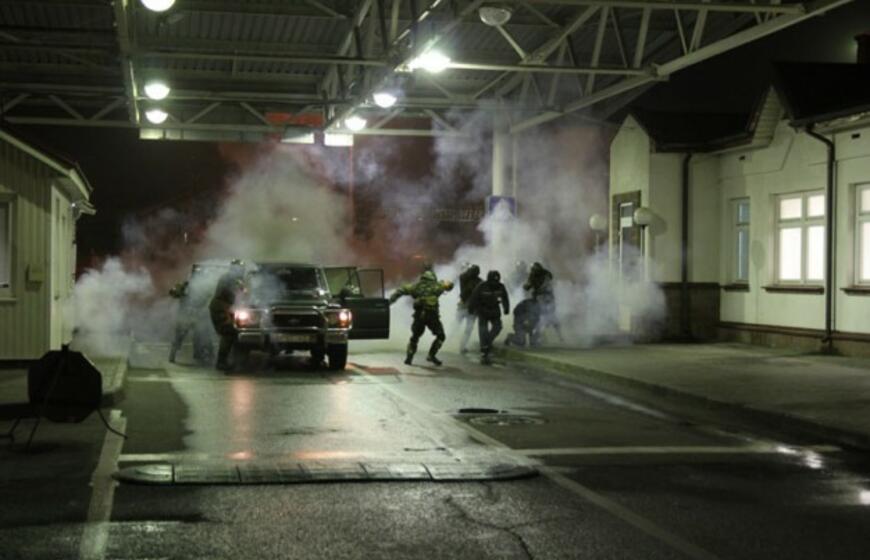 Pasienyje su Baltarusija - įkaitų išlaisvinimo pratybos