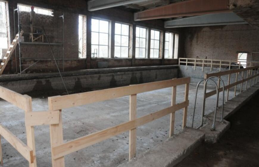 Tęsiasi "Gintaro" baseino rekonstrukcija Klaipėdoje