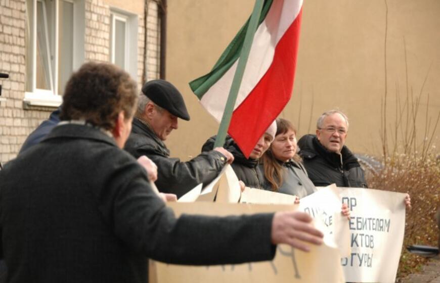 Klaipėdoje - piketas dėl Kristijono Donelaičio muziejaus