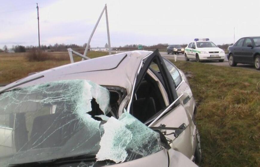 Klaipėdos rajono keliuose - dvi avarijos