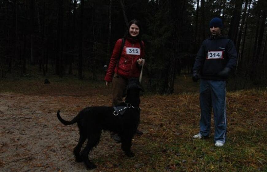 Ekomaratone rungtyniavo ir žmonės, ir šunys