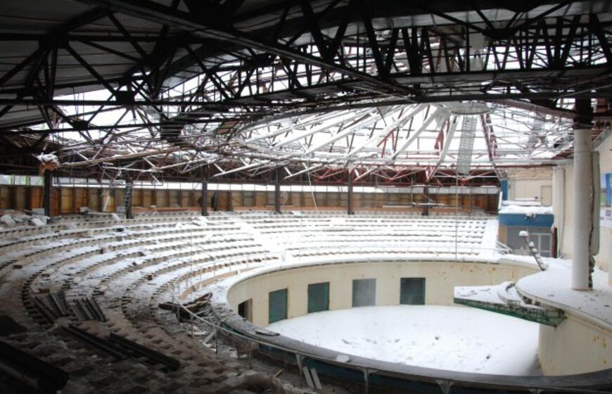 Klaipėdoje tęsiama delfinariumo rekonstrukcija