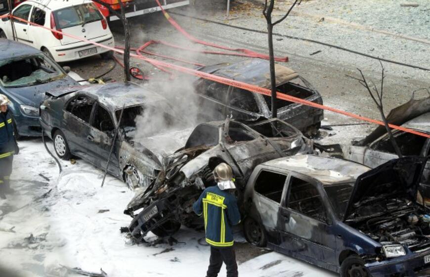 Prie teismo pastato Atėnuose (Graikija) detonavo bomba