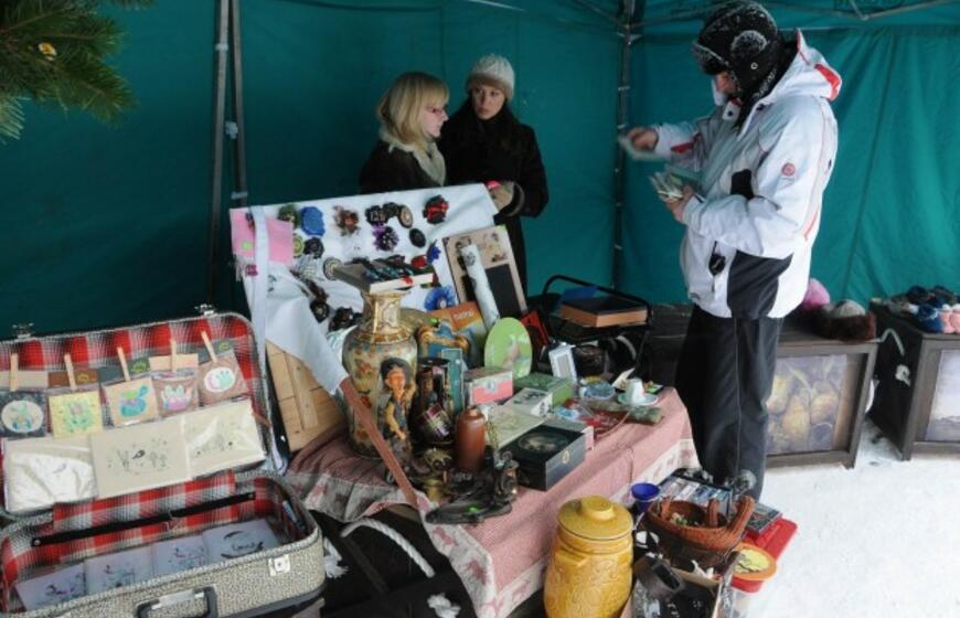 Klaipėdoje surengtas kalėdinis Blusų turgus