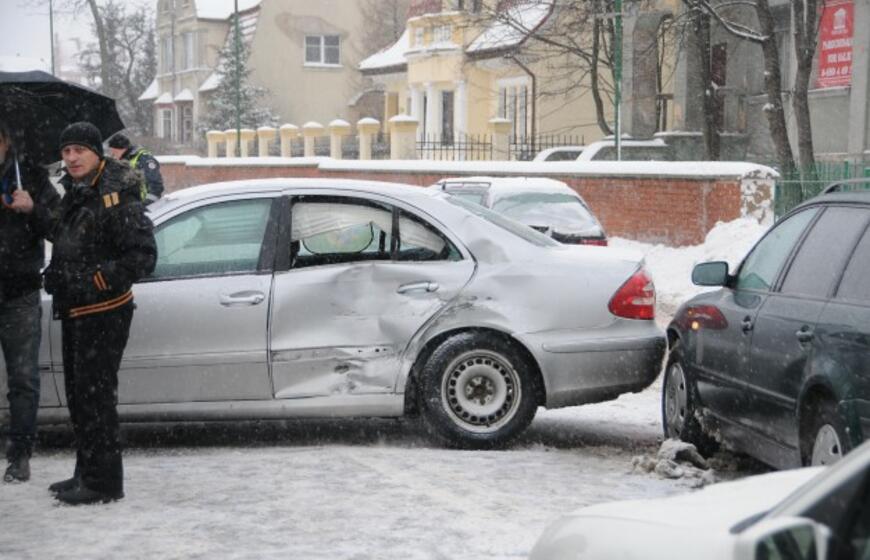 Avarijoje Herkaus Manto gatvėje sužalota moteris