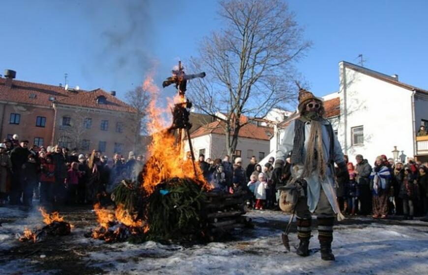 Mieste švenčiamos užgavėnės