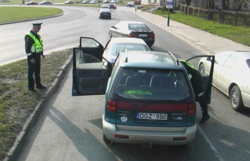 Girto vairuotojo sukelta avarija Tilžės gatvėje