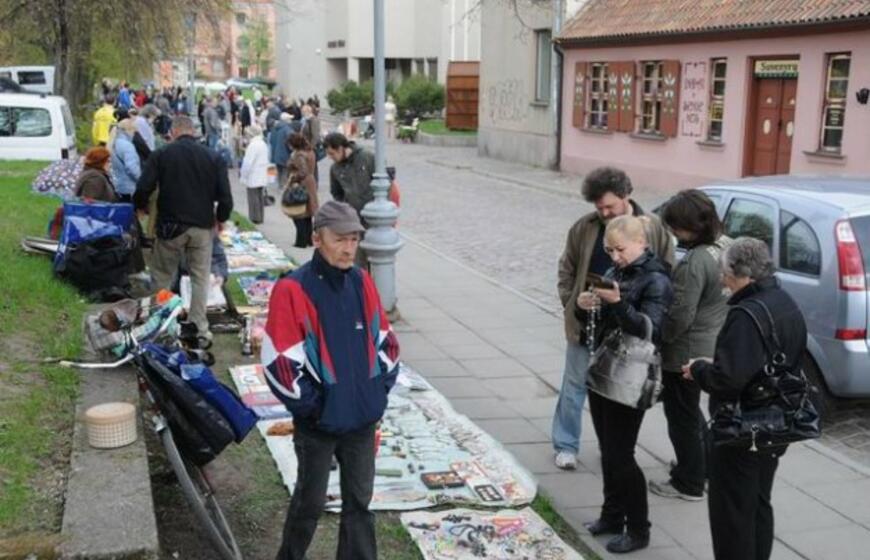 Klaipėdoje vyksta blusų turgus