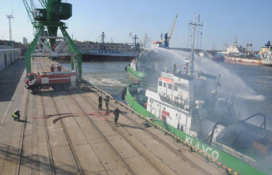 Klaipėdos uoste - teroro akto pratybos