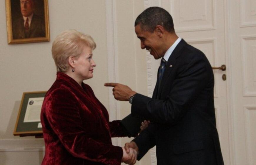 Dalia Grybauskaitė susitiko su JAV prezidentu