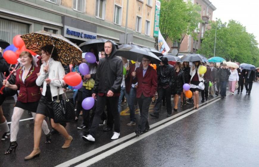 Uostamiestyje nuaidėjo paskutinis skambutis