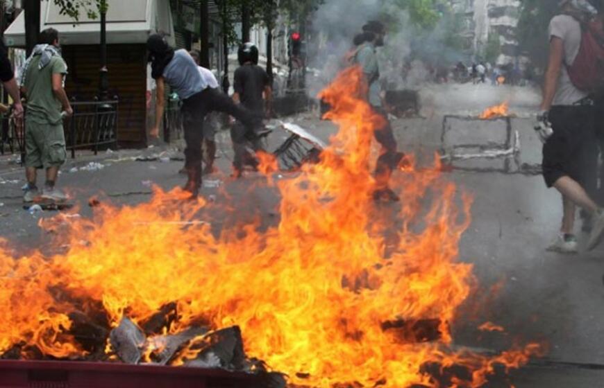 Graikijoje vyksta visuotinis protestas