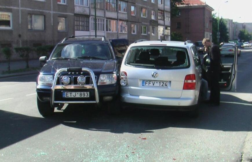 Avarija Minijos gatvėje