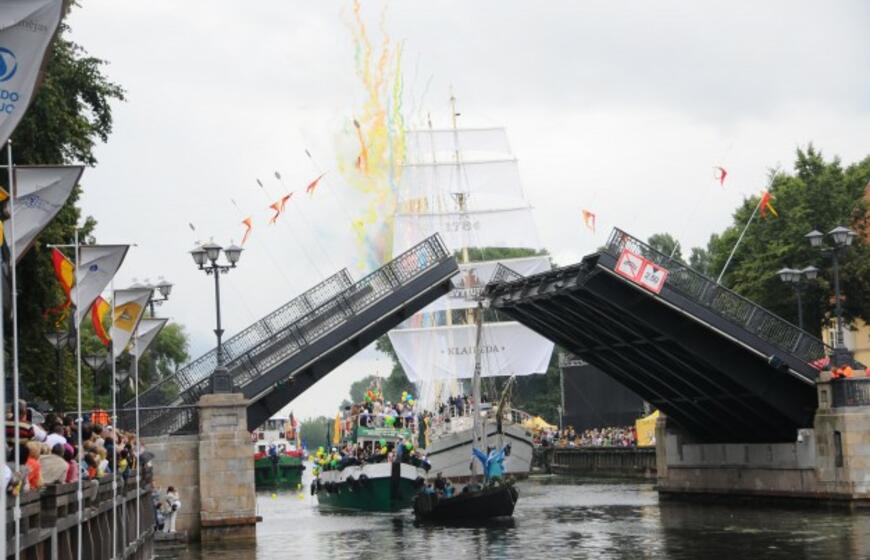 Laivų paradas Danės upėje