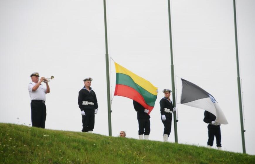 Jūrų muziejuje - jūrininkų pagerbimo ceremonija