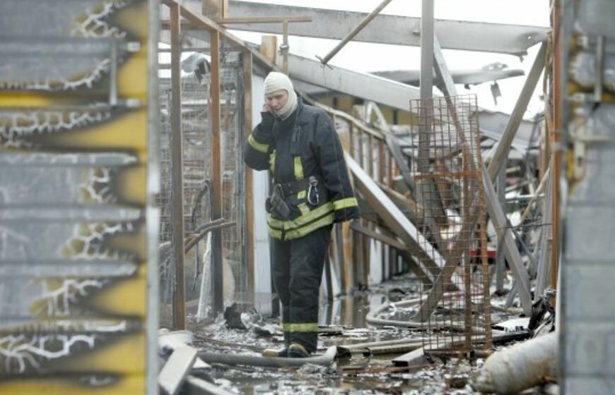 Liepsnos Gariūnuose: