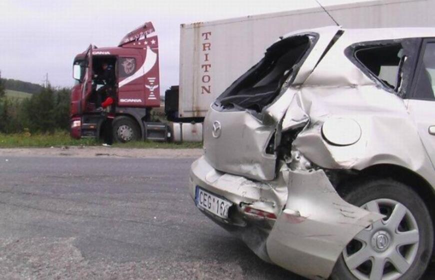 Girto vilkiko vairuotojo sukelta avarija