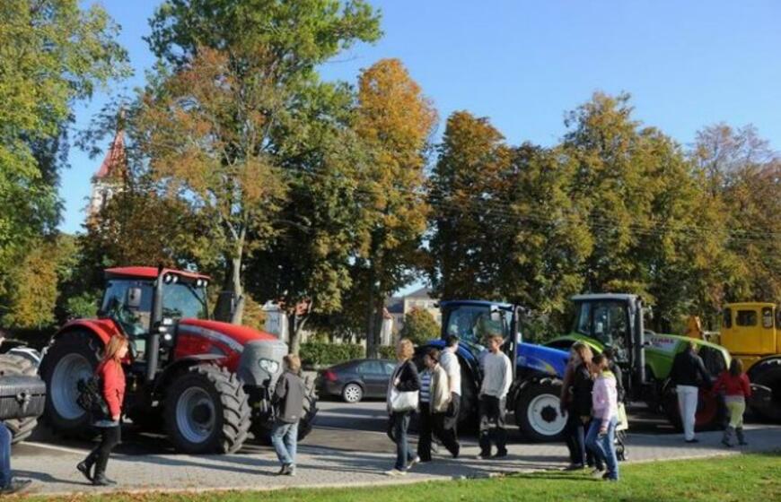 Derliaus šventėje Kretingoje - moliūgai milžinai