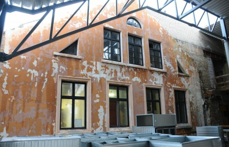 Toliau tęsiasi Klaipėdos dramos teatro rekonstrukcija