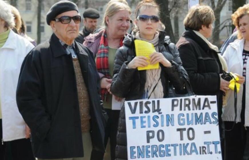 Mitingas klaipėdiečių nesudomino