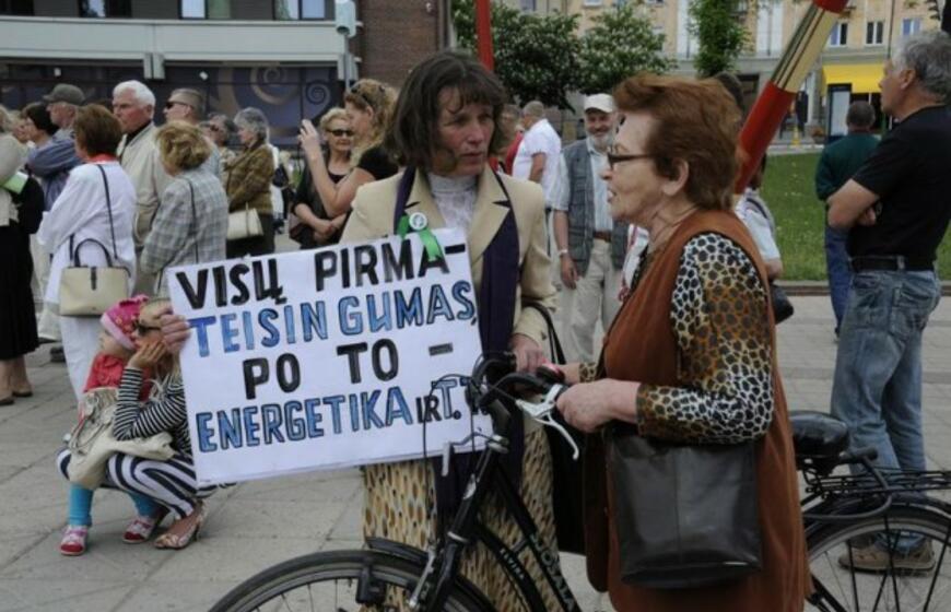 Mitingas Klaipėdoje dėl Garliavos įvykių