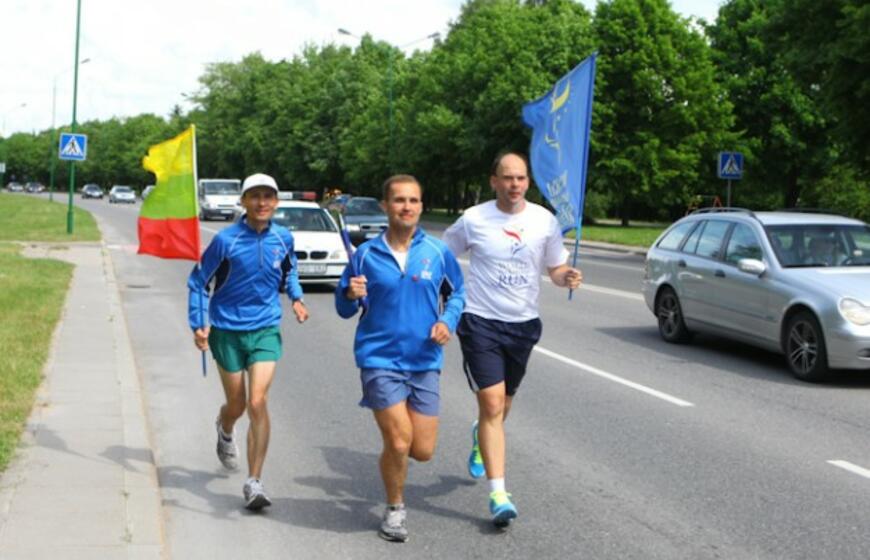 Pasaulinis bėgimas už harmoniją pasiekė Klaipėdą