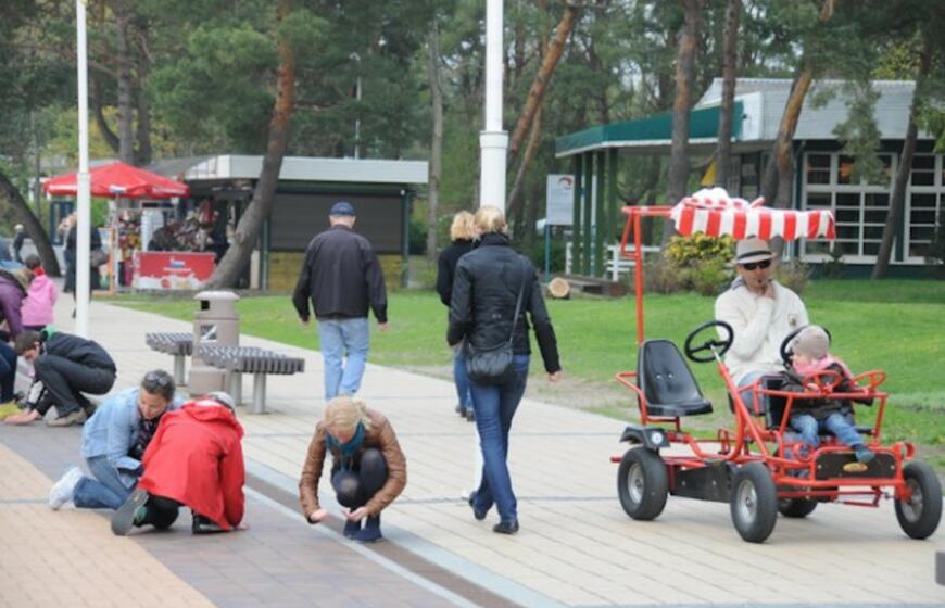 Neptūnas gintarą išdalino poilsiautojams