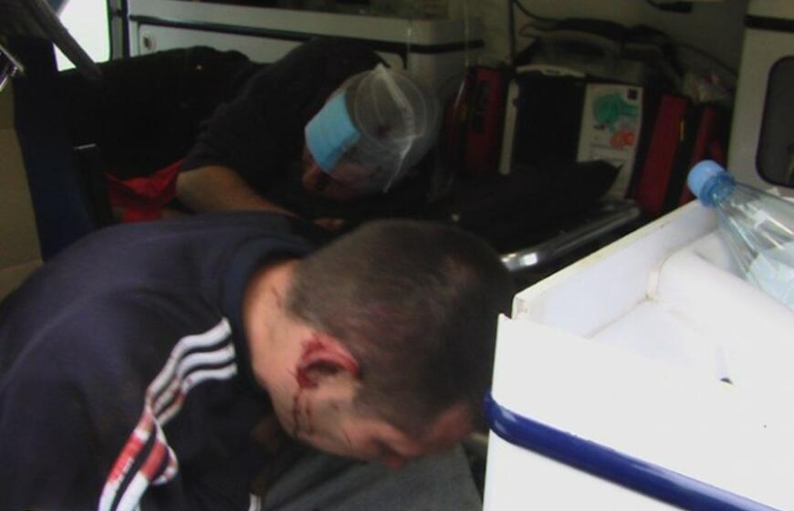 Po avarijos neblaivus ekipažas atsidūrė ligoninėje