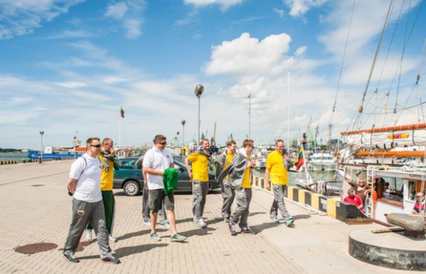 Krepšinio rinktinė olimpinėms audroms ruošėsi jūroje